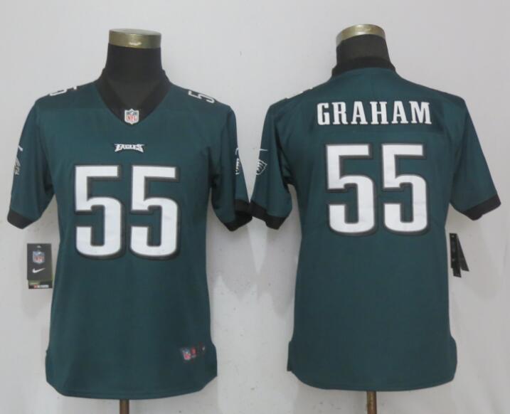 Nike Eagles 55 Brandon Graham Green Women Vapor Untouchable Limited Jersey Nike Eagles 55 Brandon Graham Green Women Vapor Untouchable Limited Jersey