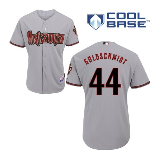 Diamondbacks 44 Paul Goldschmidt Gray Cool Base jersey