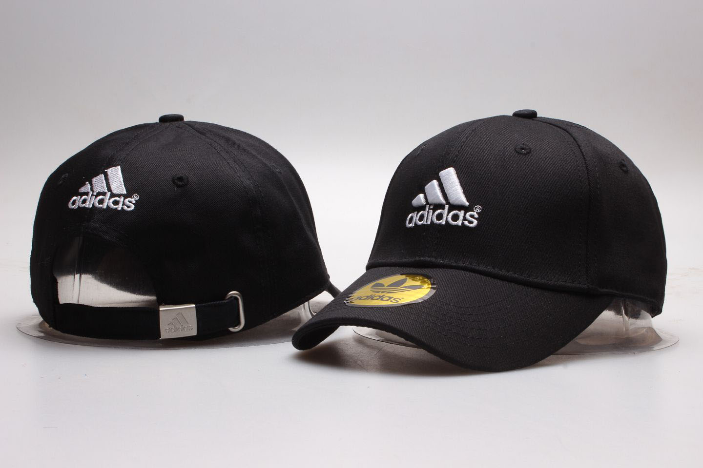 Adidas Fresh Logo Black Adjustable Peaked Hat YP