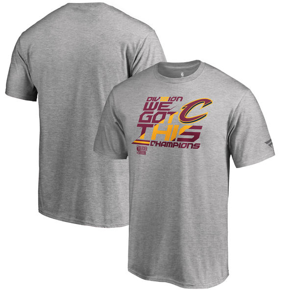 Cleveland Cavaliers Fanatics Branded 2018 NBA Central Division Champions Locker Room T-Shirt Heather Gray
