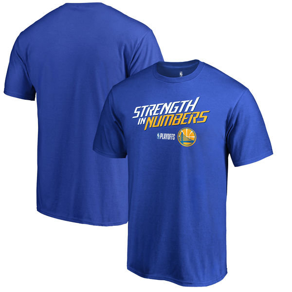 Golden State Warriors Fanatics Branded 2018 NBA Playoffs Slogan Big & Tall T-Shirt Blue