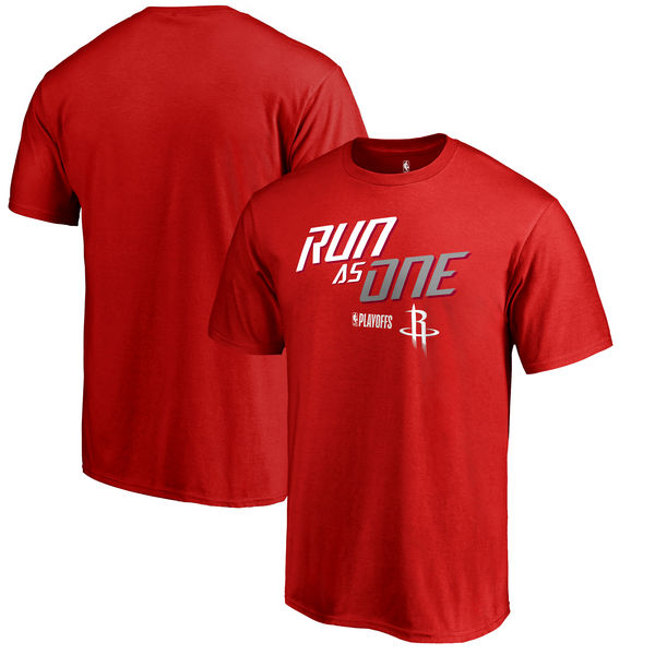 Houston Rockets Fanatics Branded 2018 NBA Playoffs Slogan T-Shirt Red