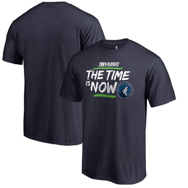 Minnesota Timberwolves Fanatics Branded 2018 NBA Playoffs Bet Slogan T-Shirt Navy