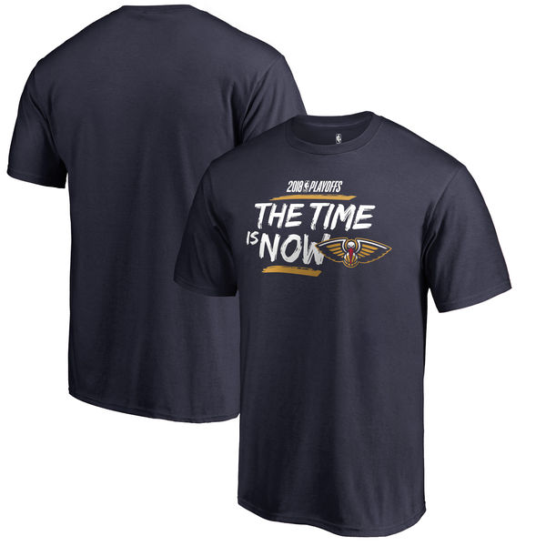 New Orleans Pelicans Fanatics Branded 2018 NBA Playoffs Bet Slogan T-Shirt Navy