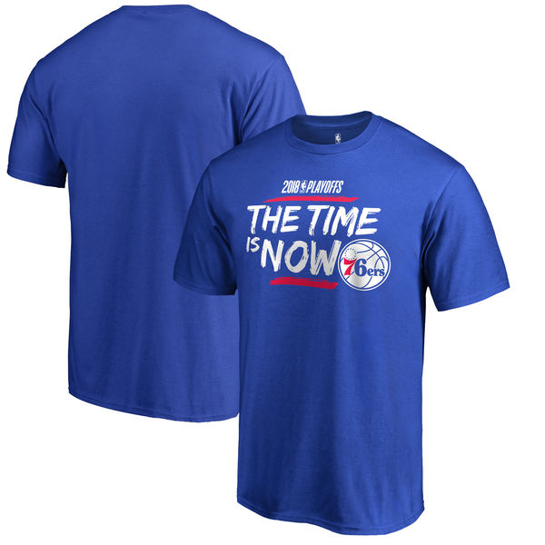 Philadelphia 76ers Fanatics Branded 2018 NBA Playoffs Bet Slogan T-Shirt Royal