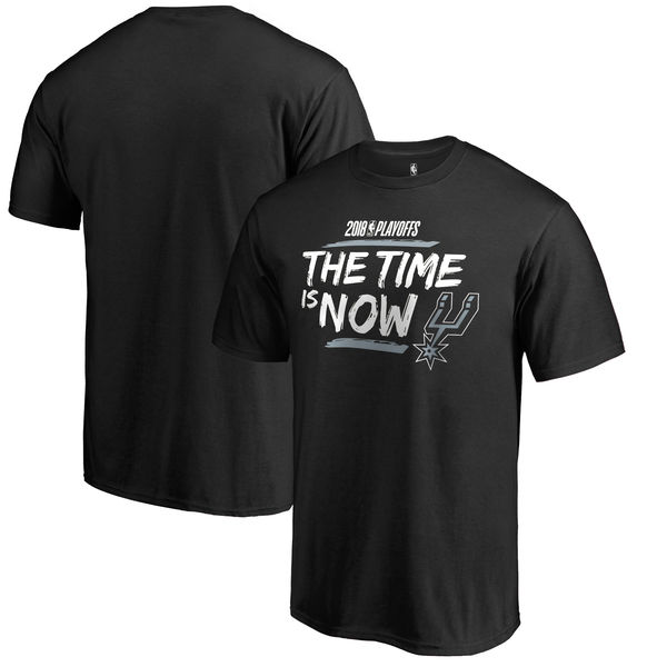 San Antonio Spurs Fanatics Branded 2018 NBA Playoffs Bet Slogan T-Shirt Black