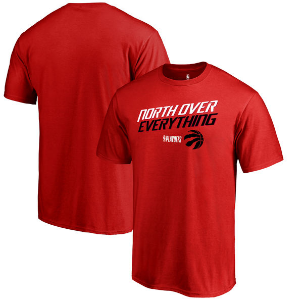 Toronto Raptors Fanatics Branded 2018 NBA Playoffs Slogan T-Shirt Red - Click Image to Close