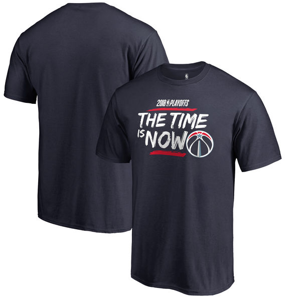 Washington Wizards Fanatics Branded 2018 NBA Playoffs Bet Slogan T-Shirt Navy