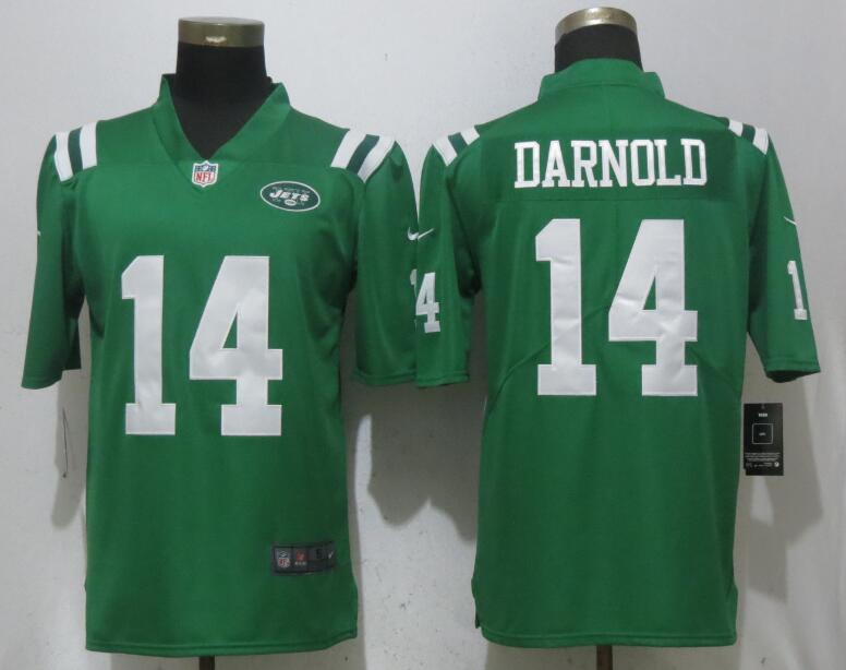 Nike Jets 14 Sam Darnold Green Youth Color Rush Limited Jersey