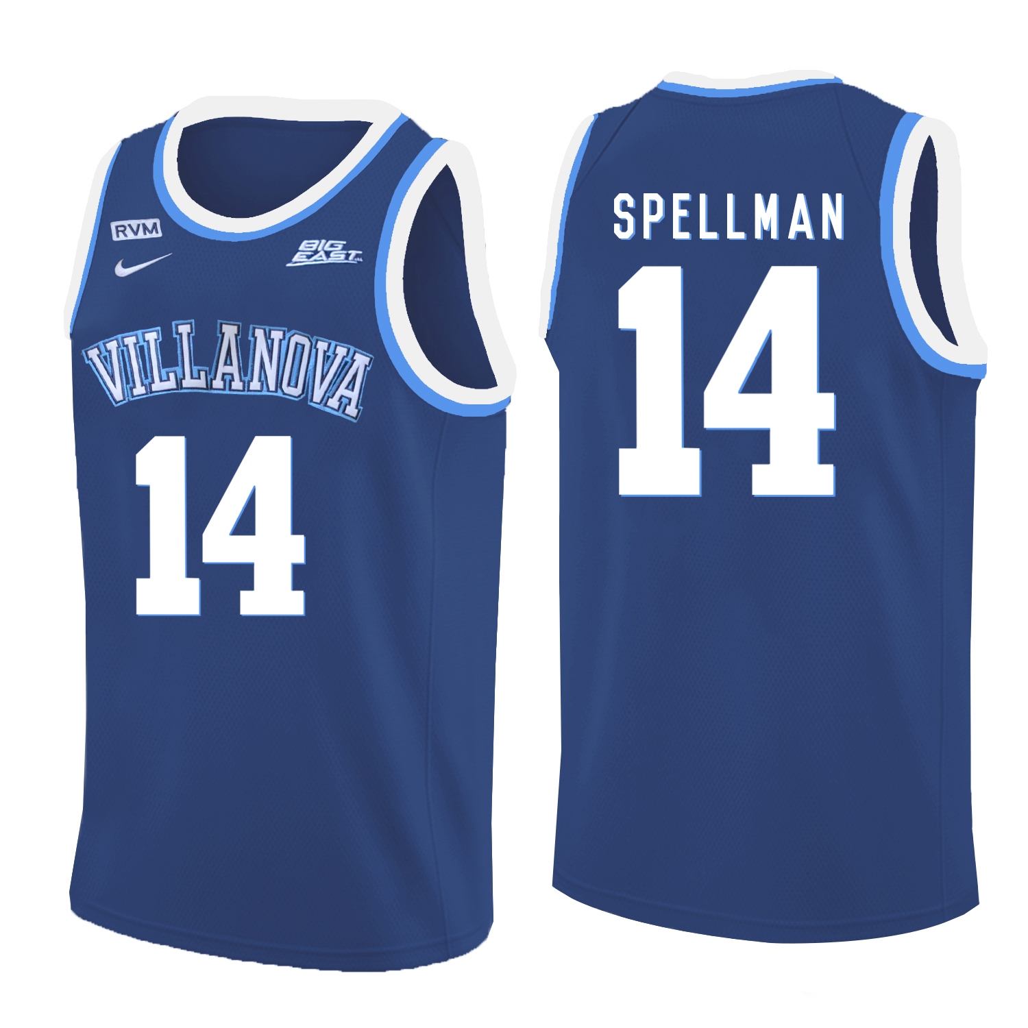 Villanova Wildcats 14 Omari Spellman Blue College Basketball Jersey