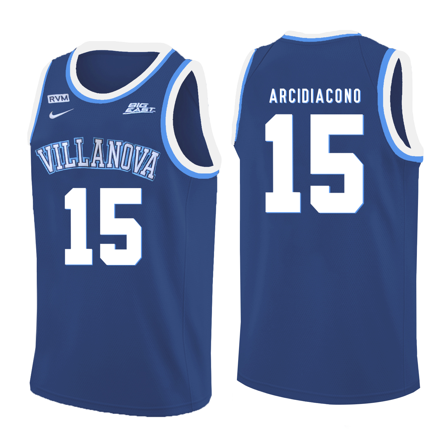 Villanova Wildcats 15 Ryan Arcidiacono Blue College Basketball Jersey