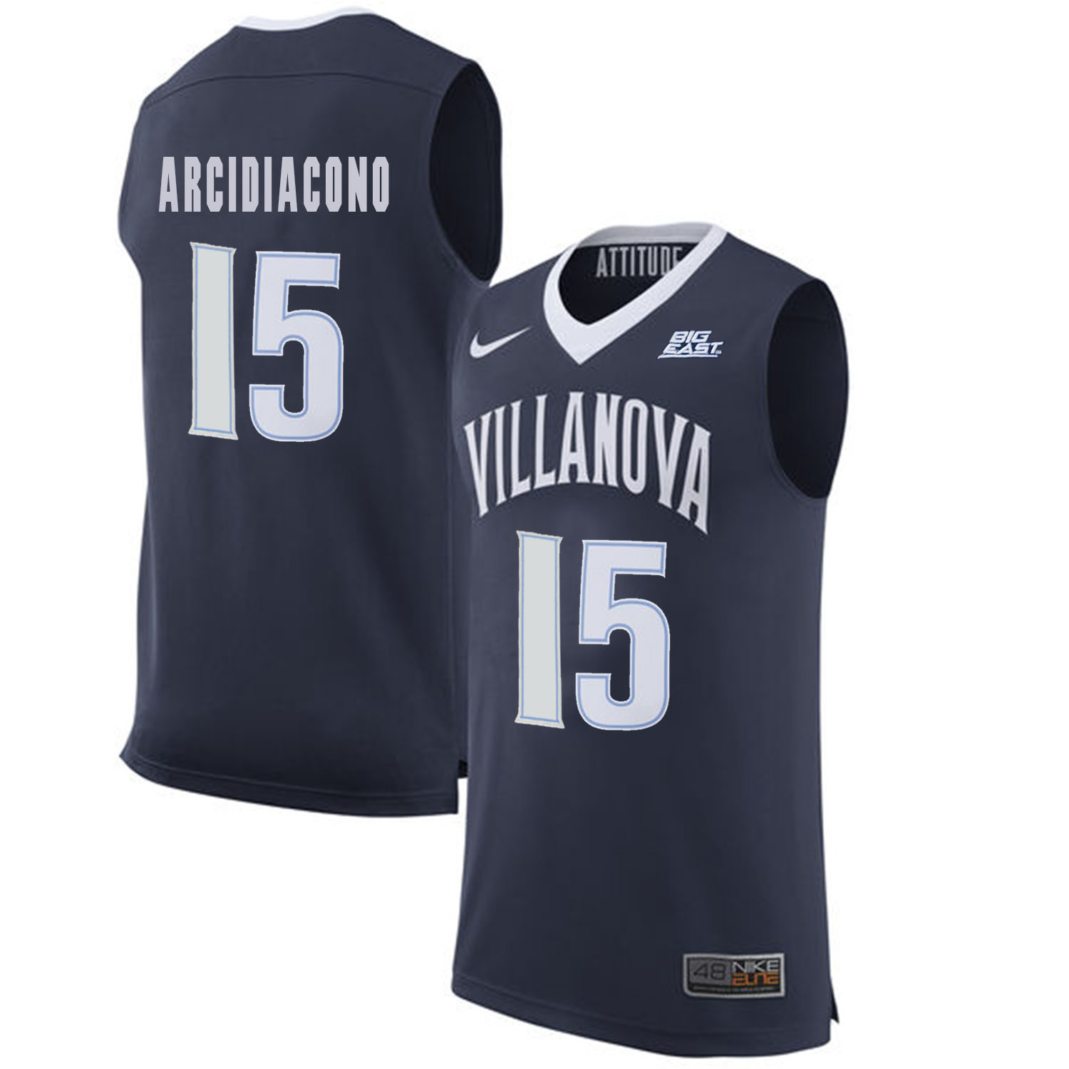 Villanova Wildcats 15 Ryan Arcidiacono Navy College Basketball Elite Jersey Villanova Wildcats 15 Ryan Arcidiacono Navy College Basketball Elite Jersey