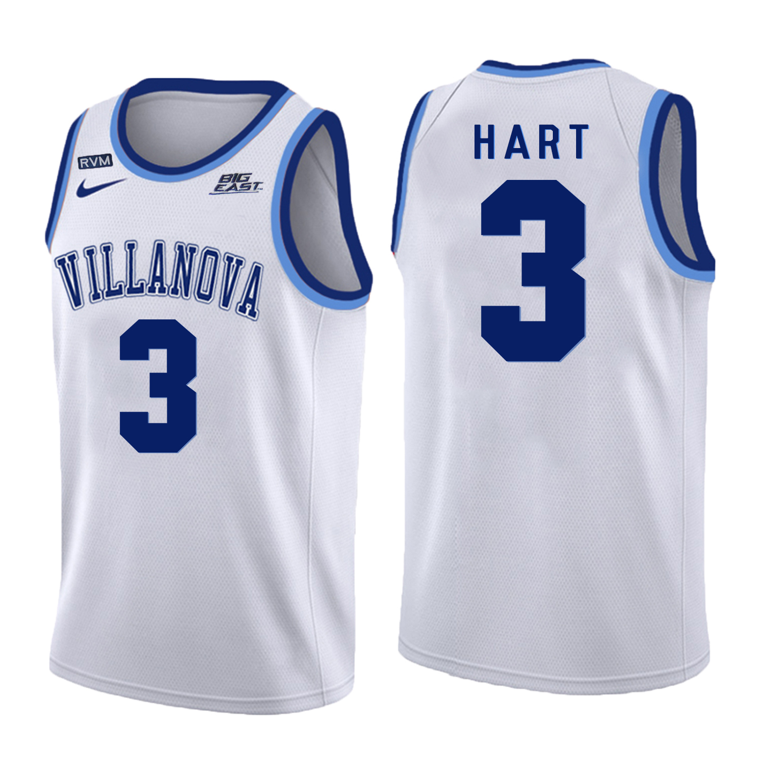 Villanova Wildcats 3 Josh Hart White College Basketball Jersey