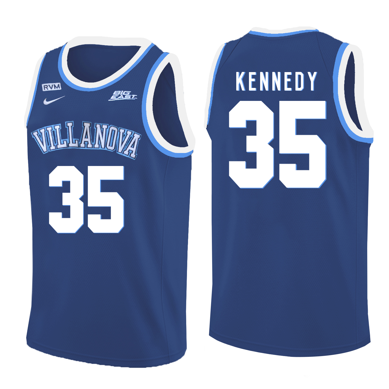 Villanova Wildcats 35 Matt Kennedy Blue College Basketball Jersey