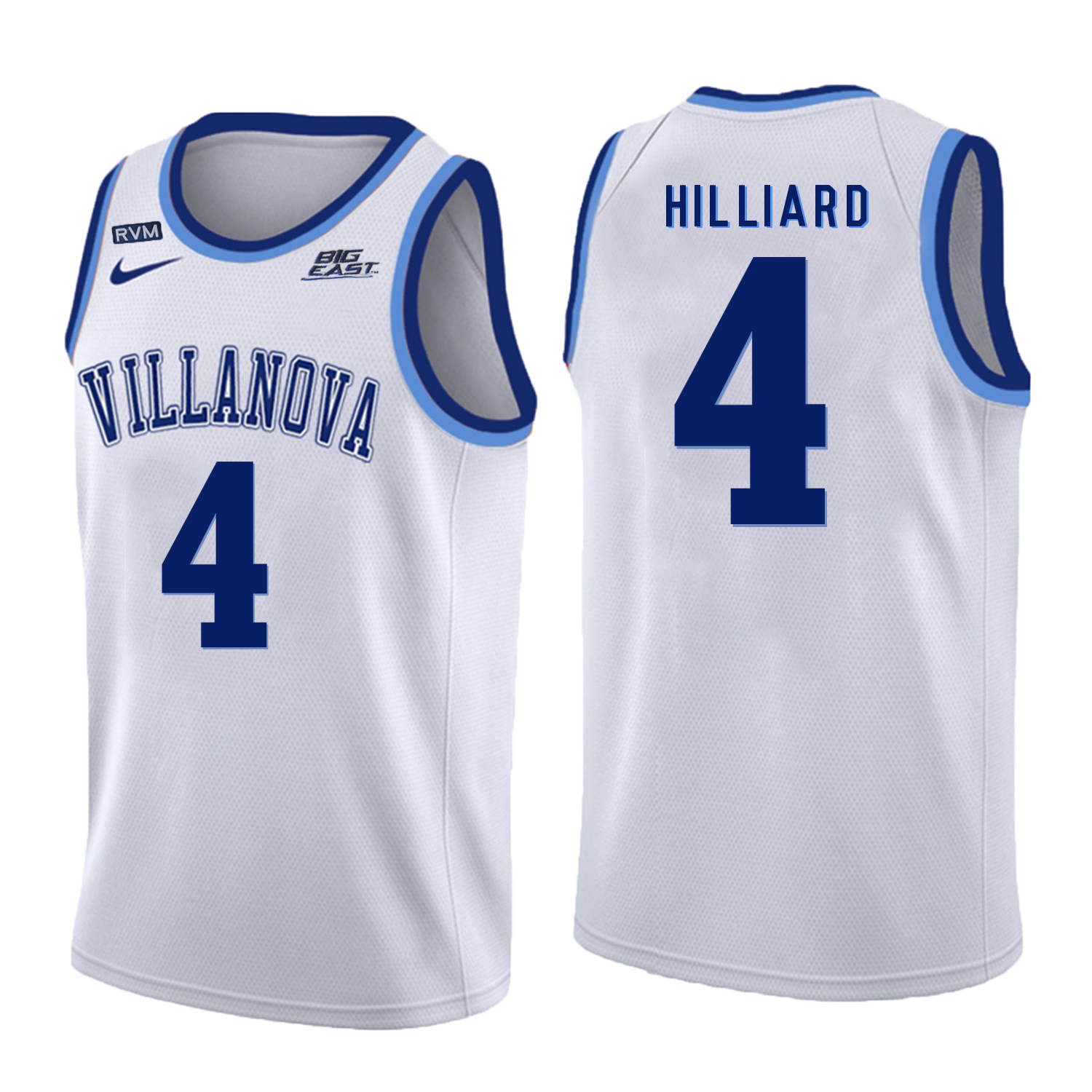 Villanova Wildcats 4 Darrun Hilliard White College Basketball Jersey