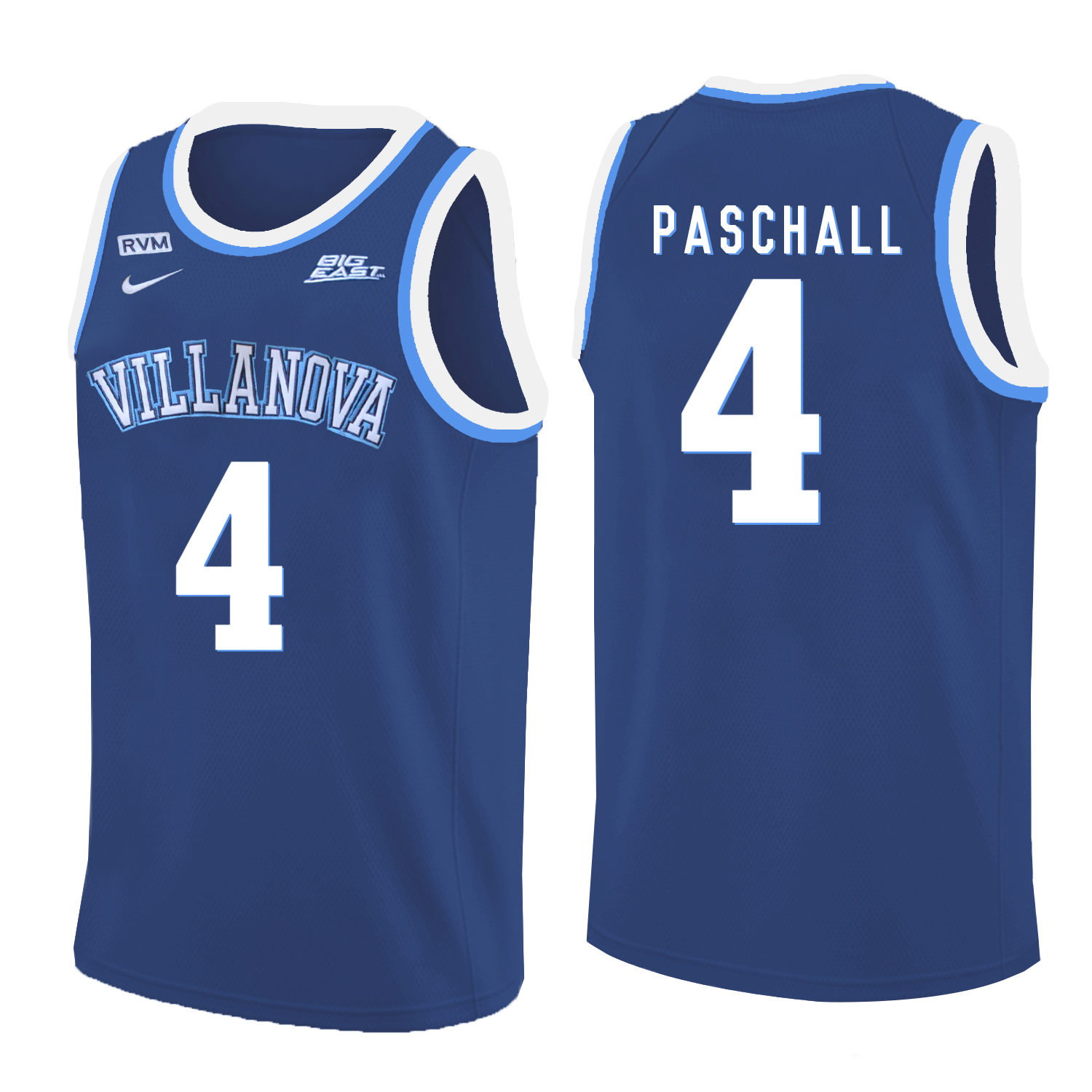 Villanova Wildcats 4 Eric Paschall Blue College Basketball Jersey