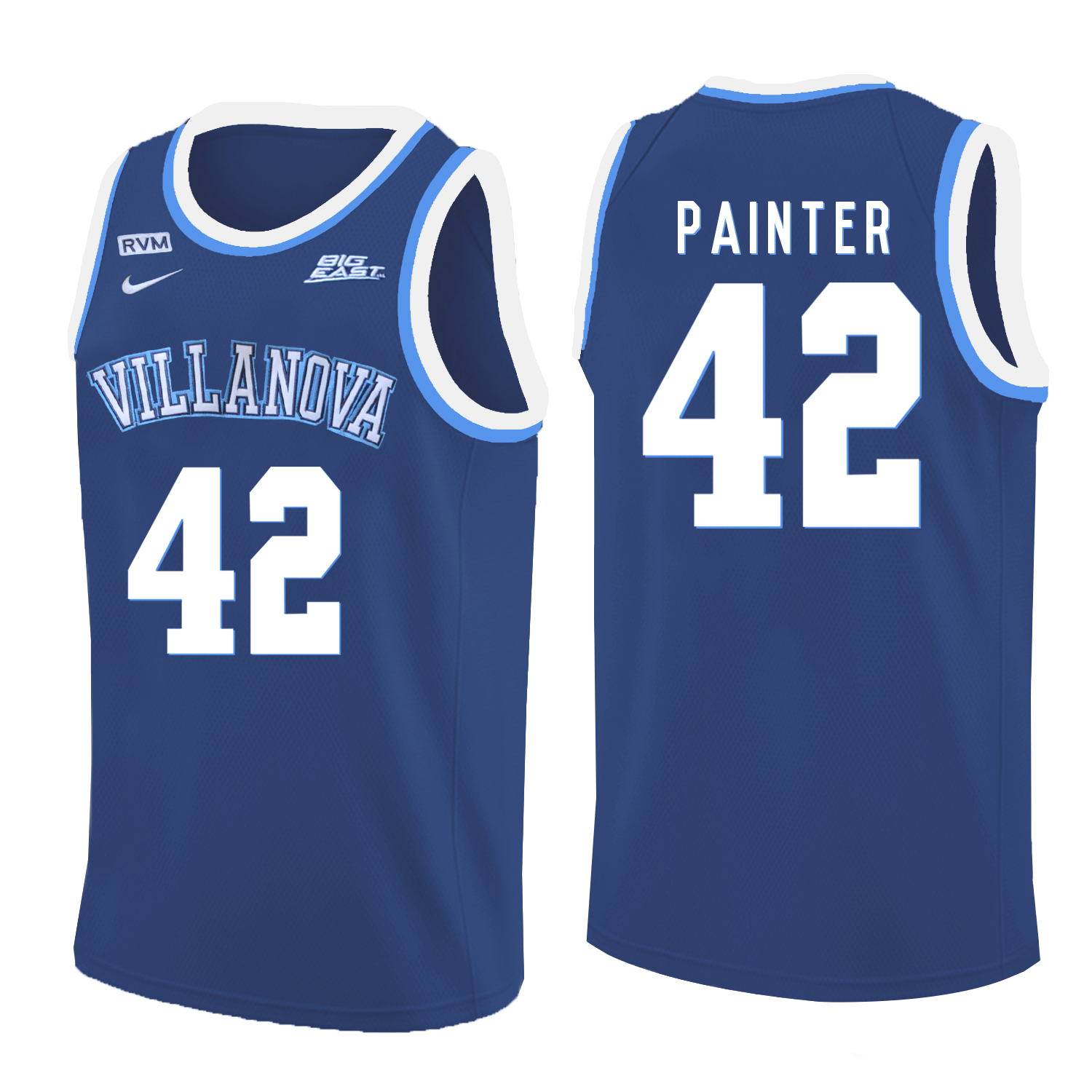 Villanova Wildcats 42 Dylan Painter Blue College Basketball Jersey
