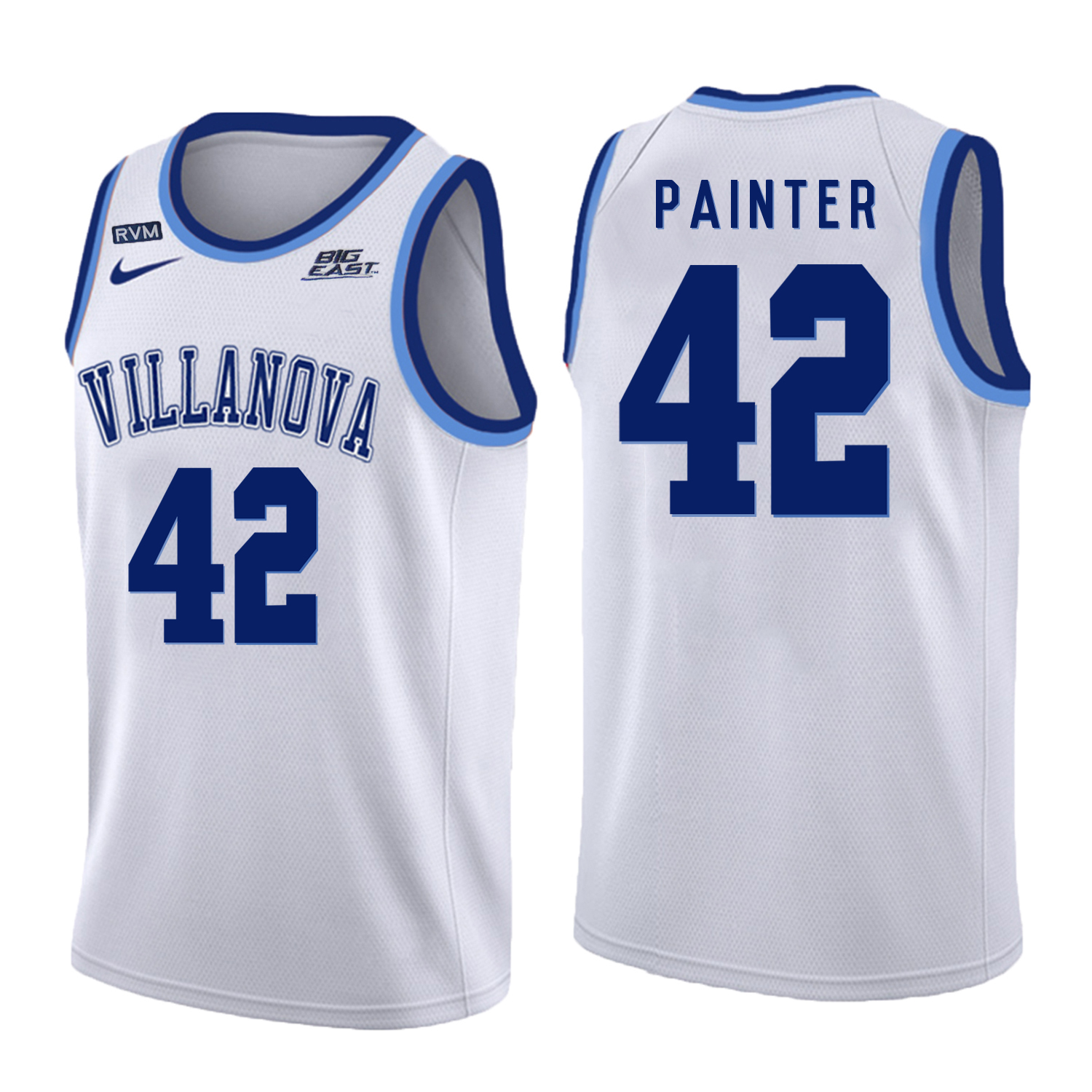 Villanova Wildcats 42 Dylan Painter White College Basketball Jersey