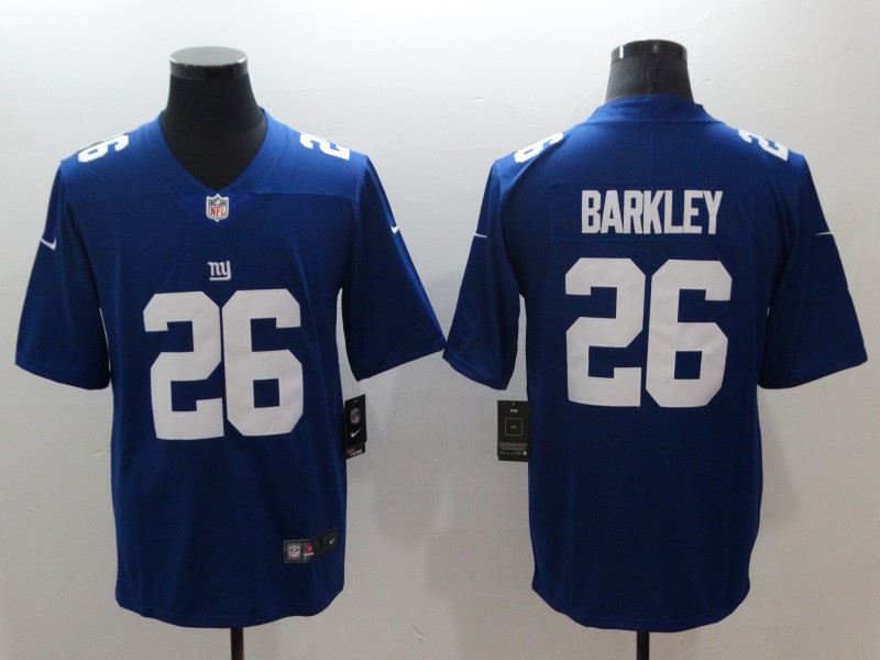 Nike Giants 26 Saquon Barkley Royal Youth Vapor Untouchable Limited Jersey - Click Image to Close