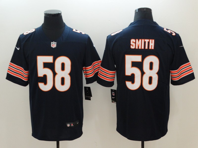 Nike Bears 58 Roquan Smith Navy Vapor Untouchable Limited Jersey