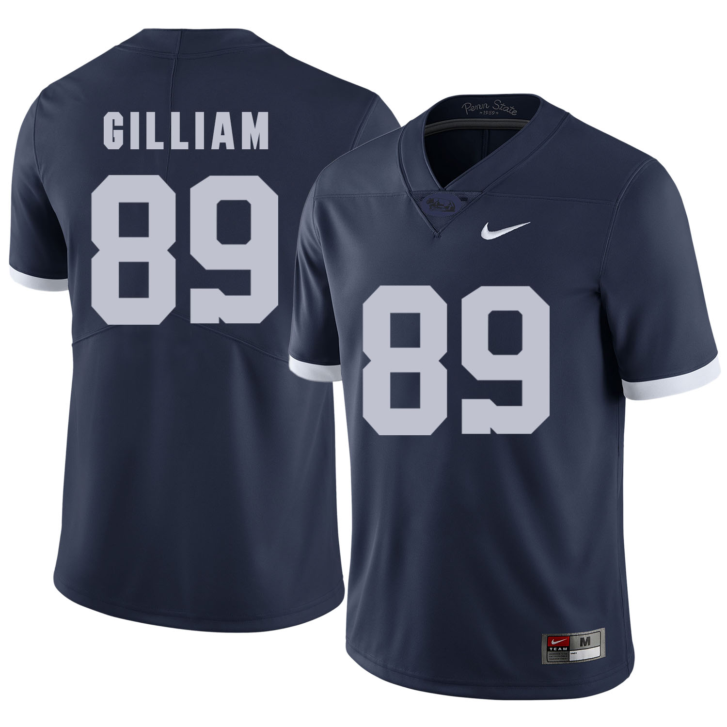 Penn State Nittany Lions 89 Garry Gilliam Navy College Football Jersey