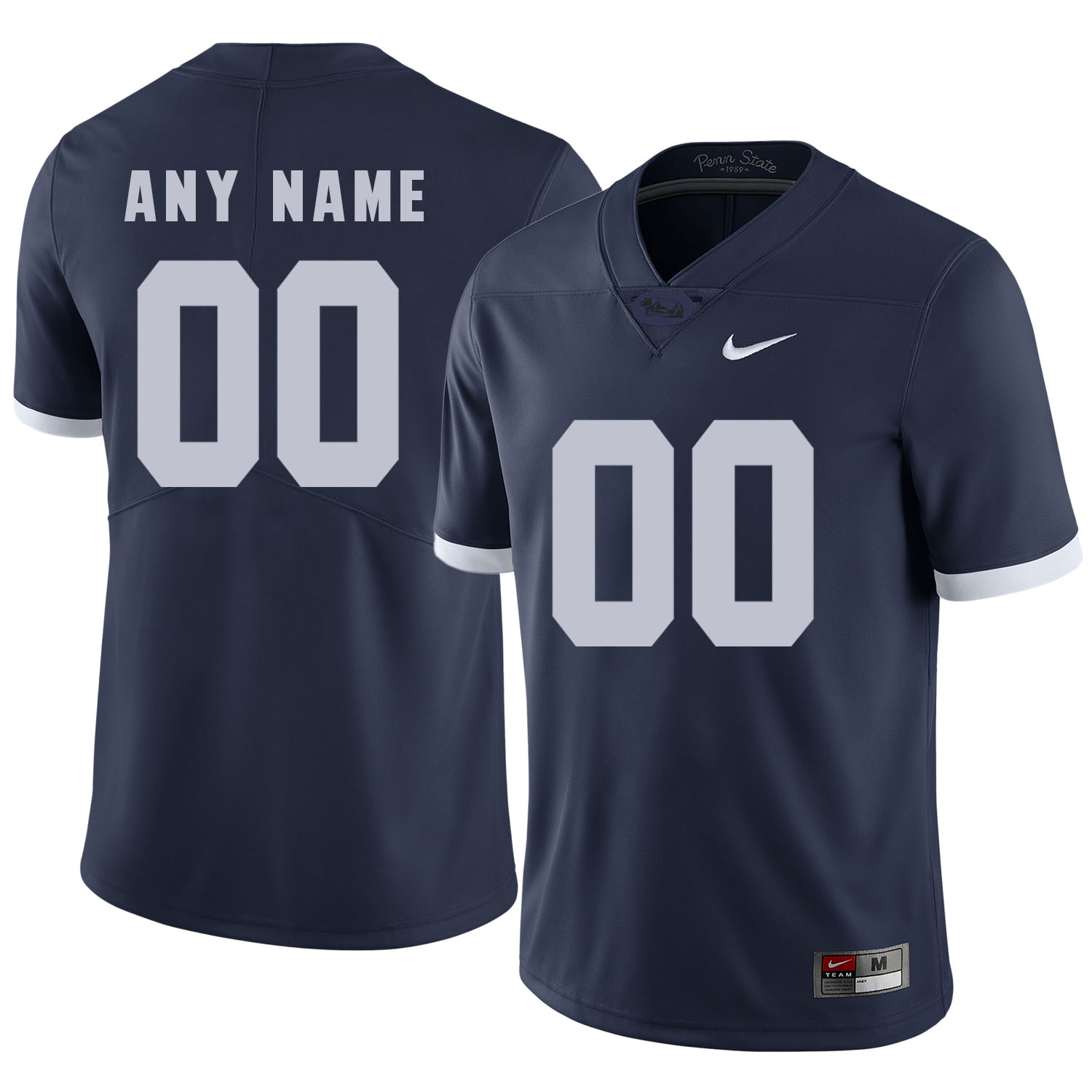 Penn State Nittany Lions Navy Men's Customized College Football Jersey