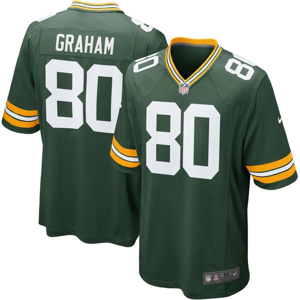 Nike Packers 80 Jimmy Graham Green Elite Jersey