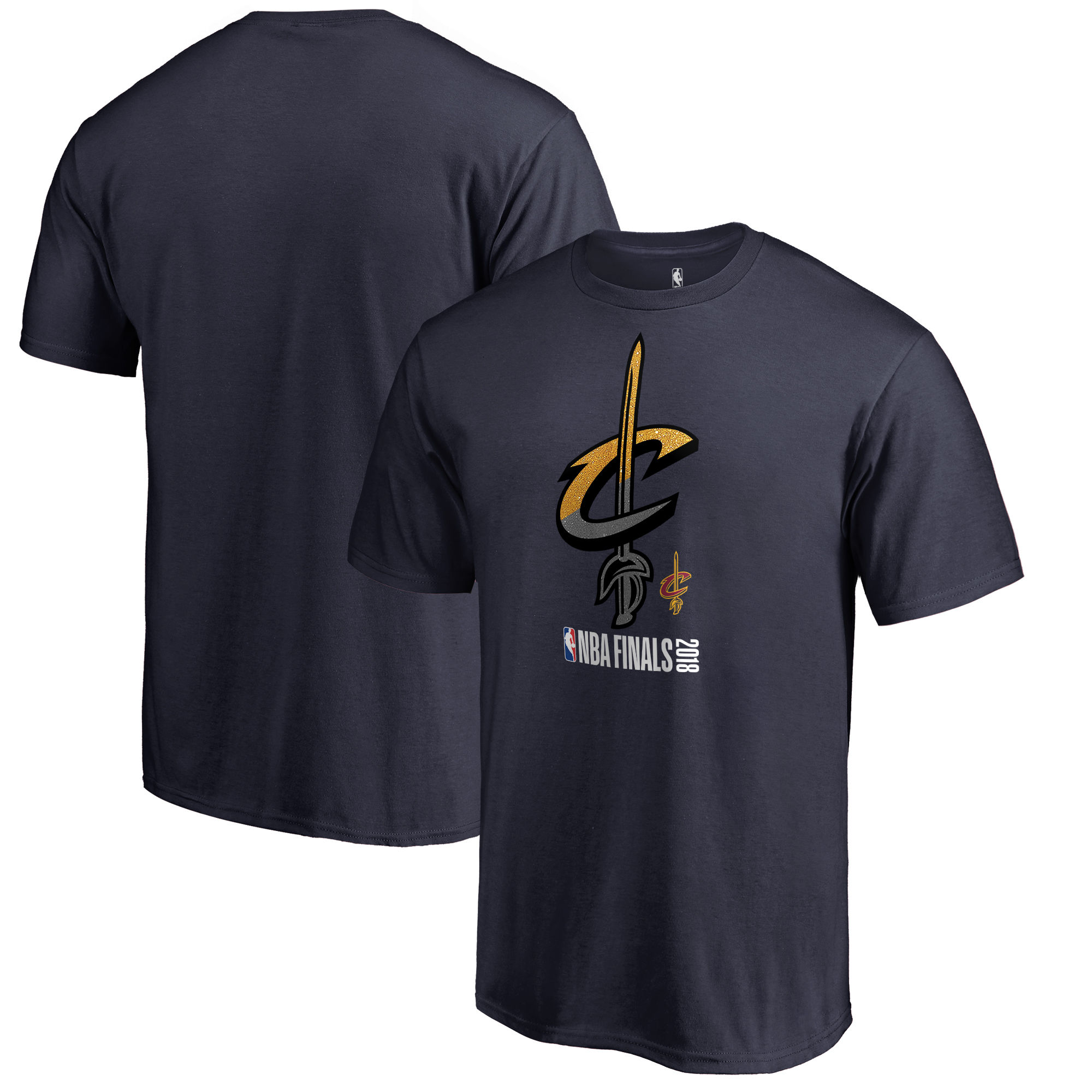 Cleveland Cavaliers Fanatics Branded 2018 Eastern Conference Champions Extended Run T-Shirt Navy - Click Image to Close