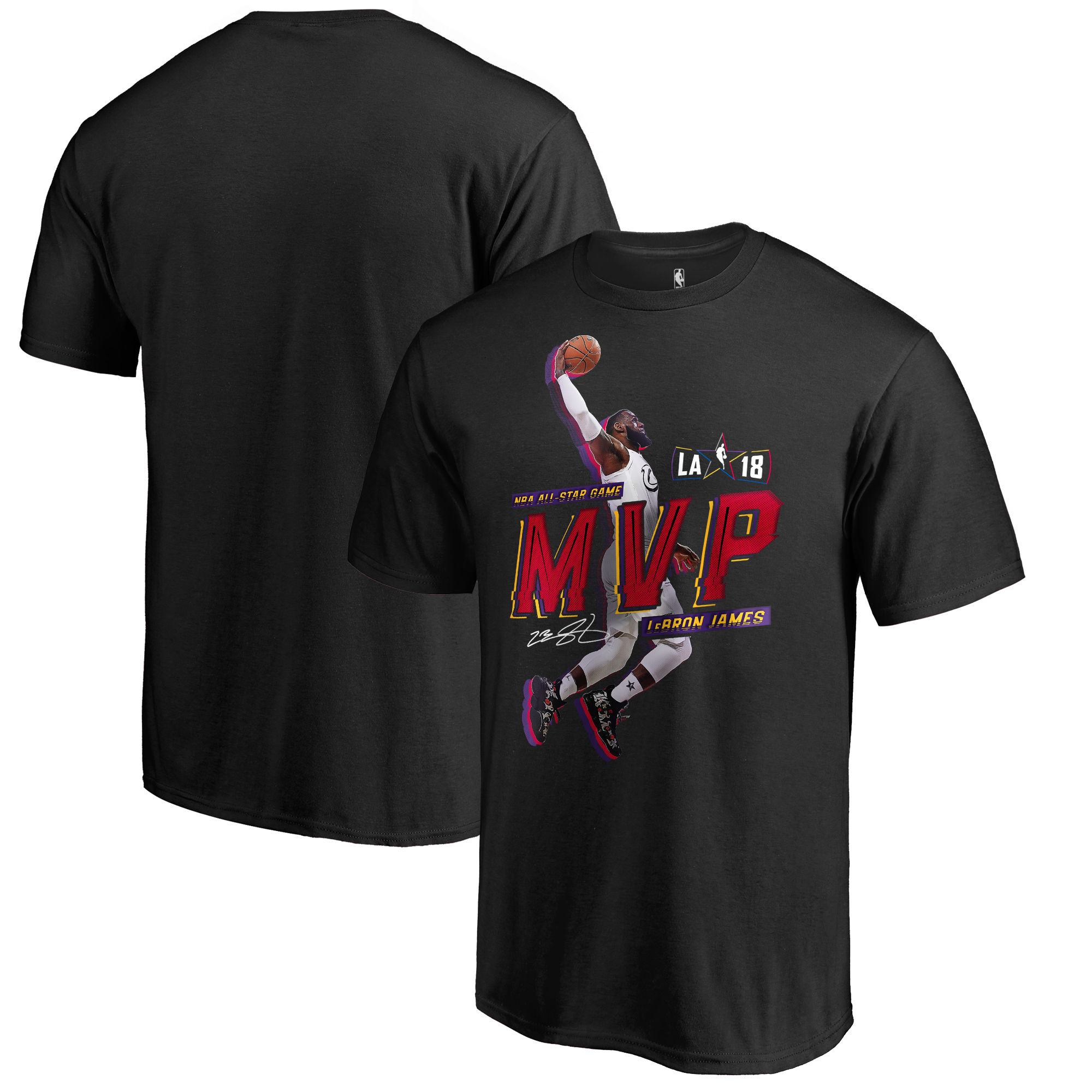 Cleveland Cavaliers LeBron James Fanatics Branded 2018 All Star Game MVP Rise T-Shirt Black