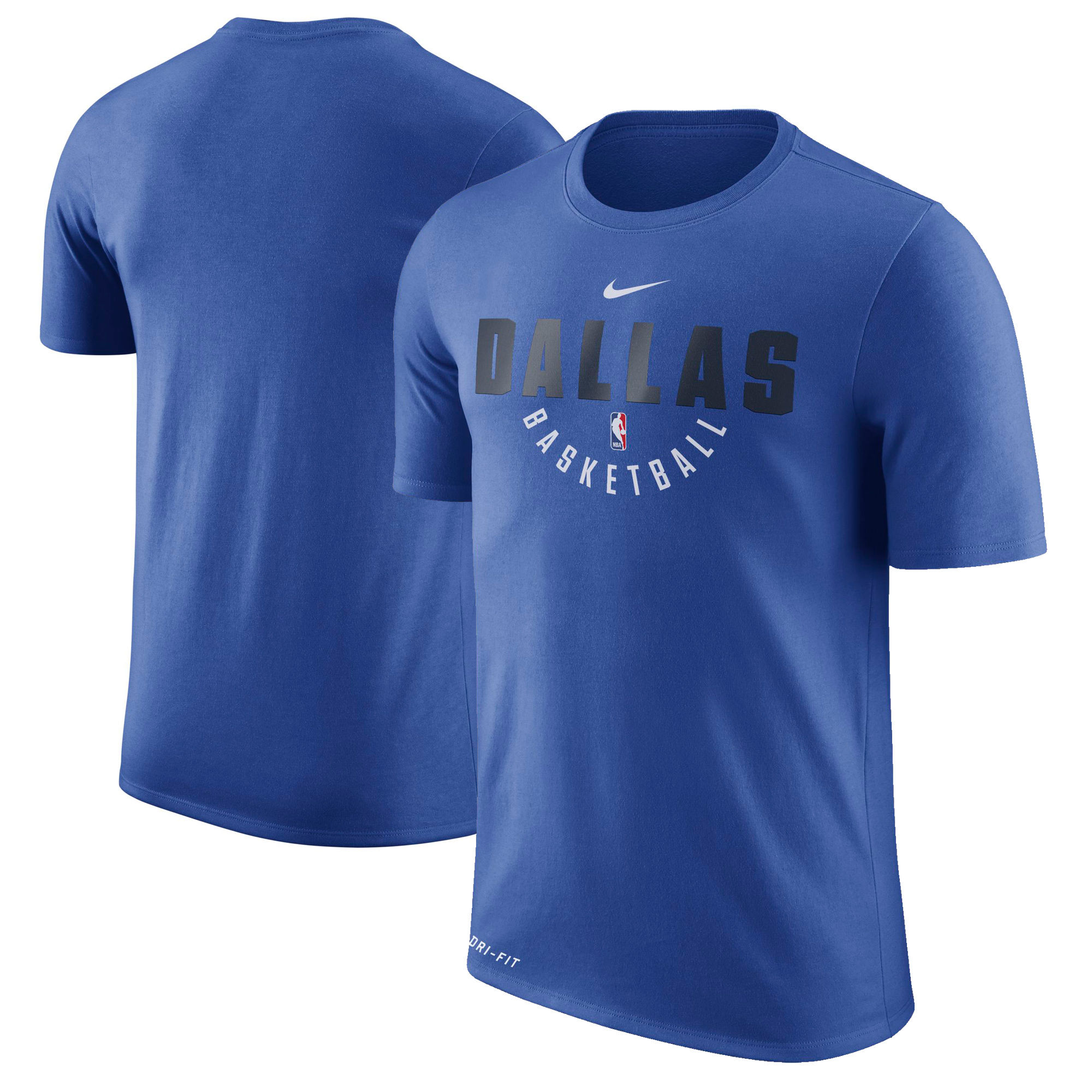 Dallas Mavericks Nike Blue Practice Performance T-Shirt