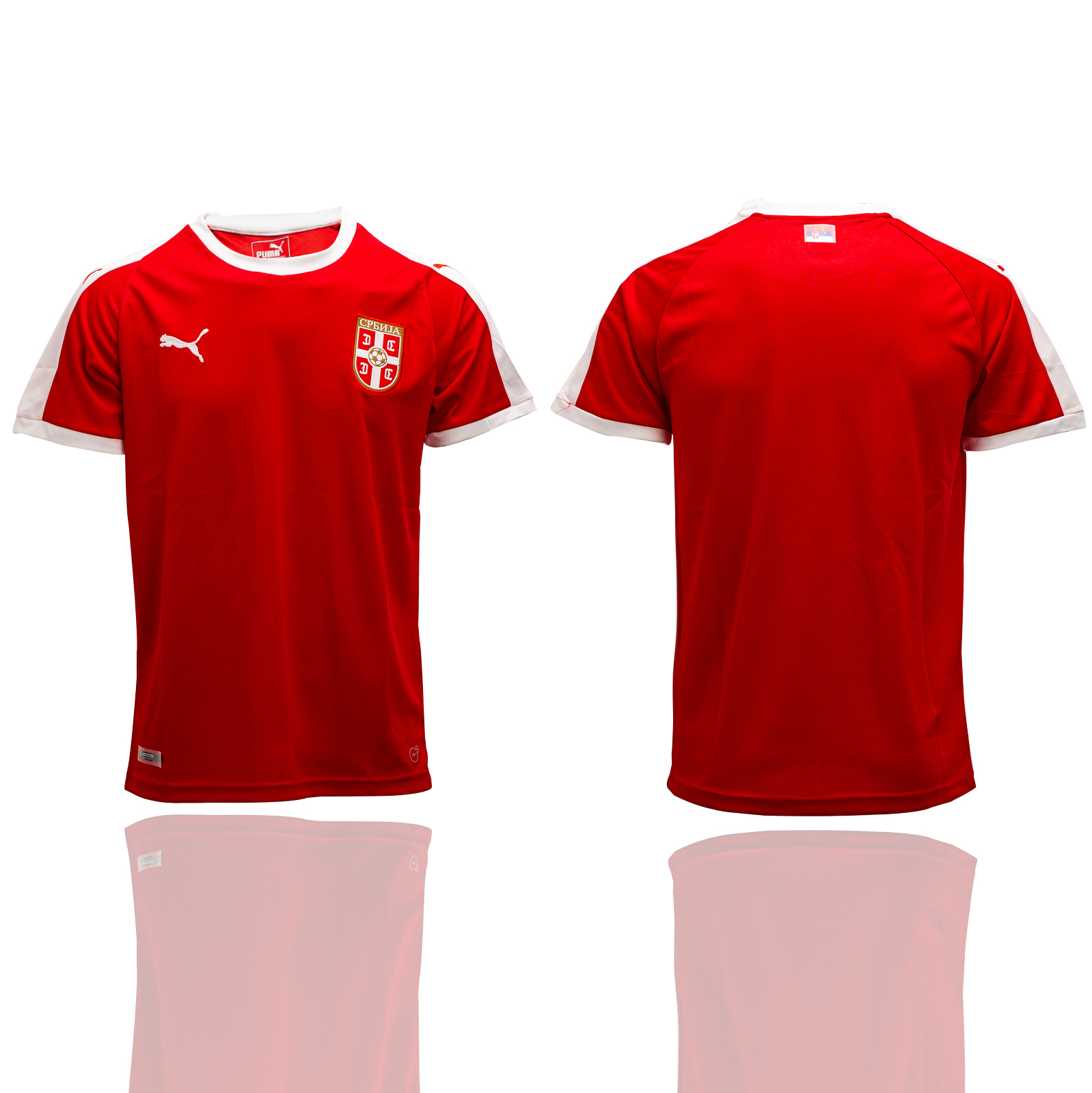 Serbia Home 2018 FIFA World Cup Thailand Soccer Jersey - Click Image to Close
