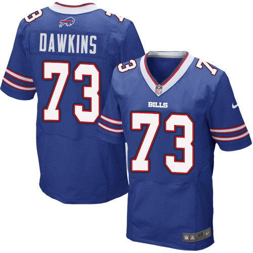 Nike Bills 73 Dion Dawkins Royal Elite Jersey