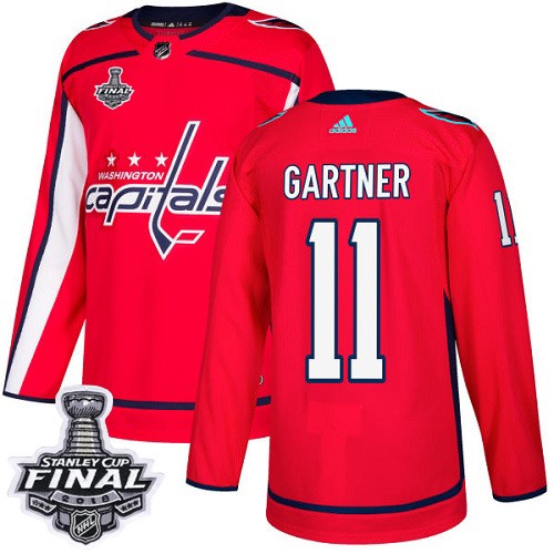 Capitals 11 Mike Gartner Red 2018 Stanley Cup Final Bound Adidas Jersey