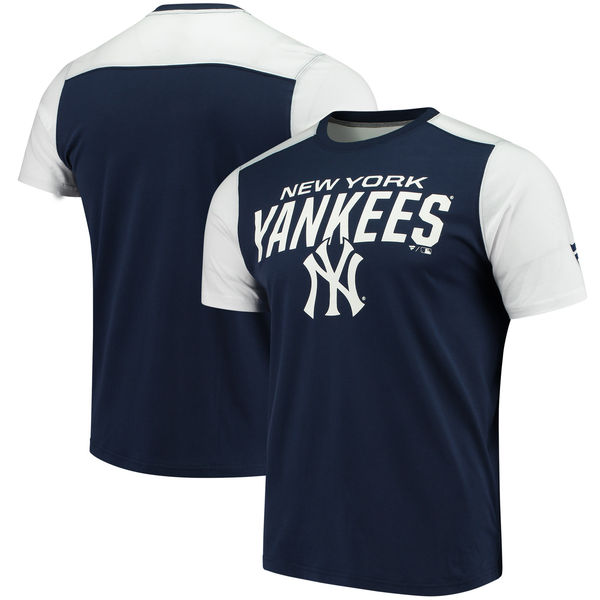 New York Yankees Fanatics Branded Big & Tall Iconic T-Shirt Navy & White