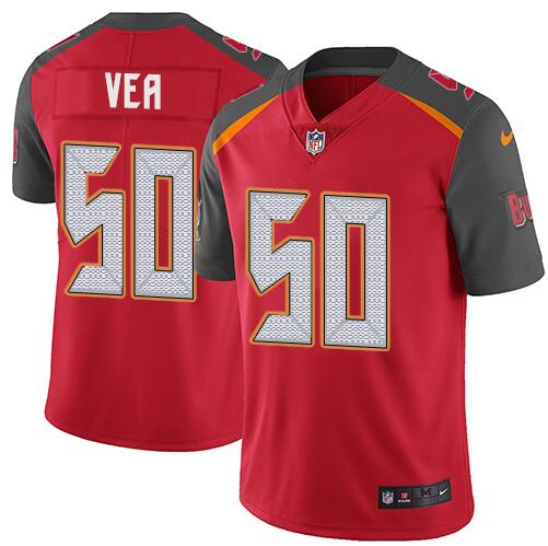 Nike Buccaneers 50 Vita Vea Red Youth Vapor Untouchable Limited Jersey