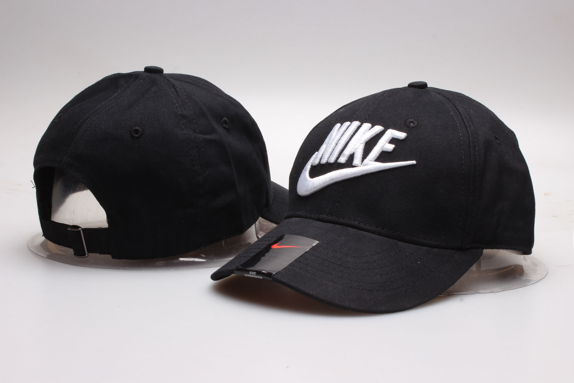 Nike Classic Logo Black Peaked Adjustable Hat YP