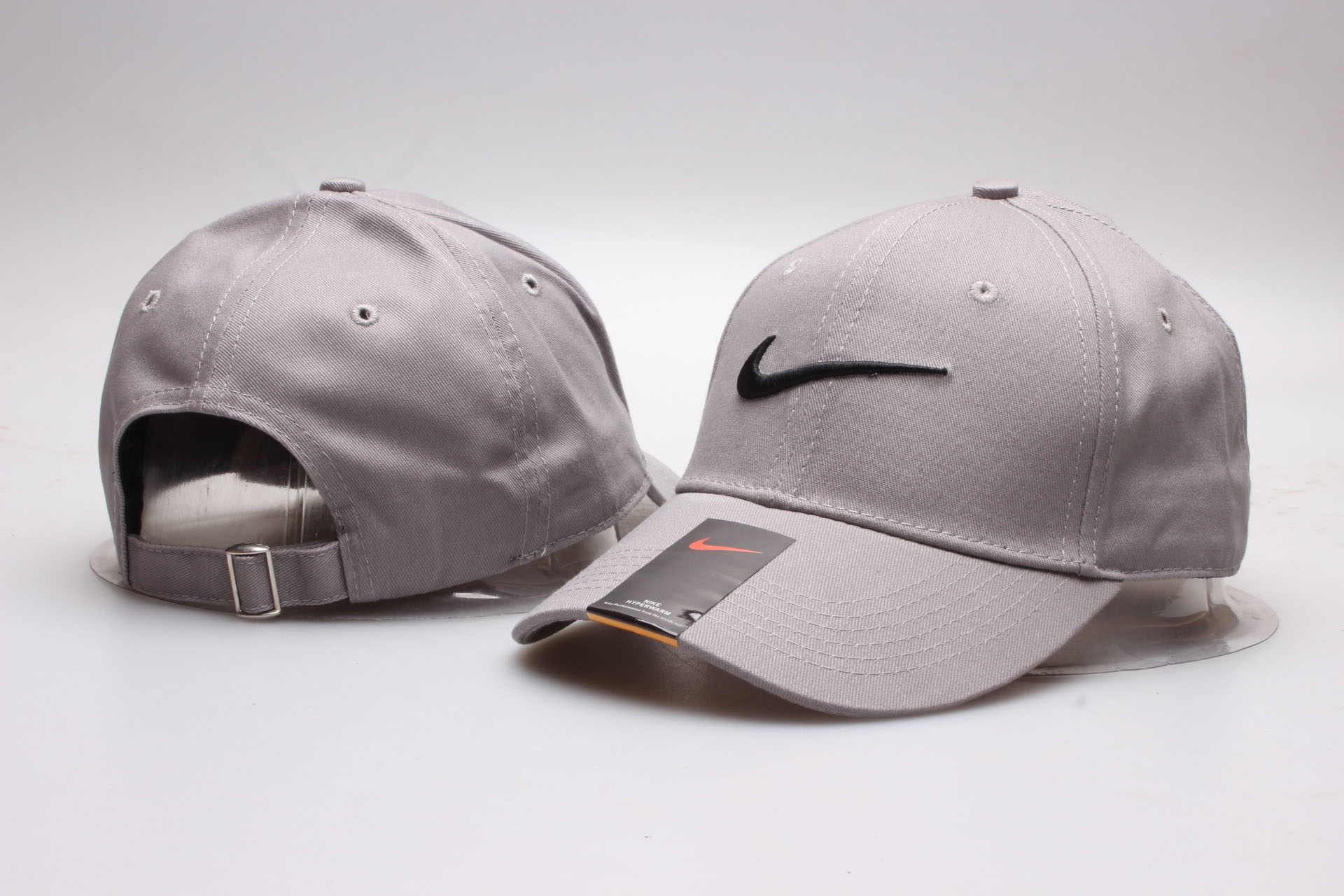 Nike Fresh Logo Gray Peaked Adjustable Hat YP