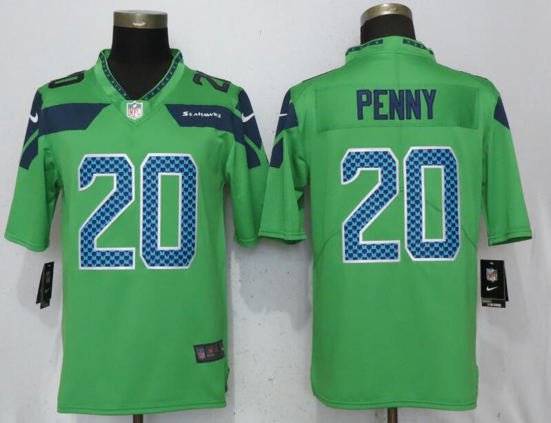 Nike Seahawks 20 Rashaad Penny Green Youth Vapor Untouchable Limited Jersey