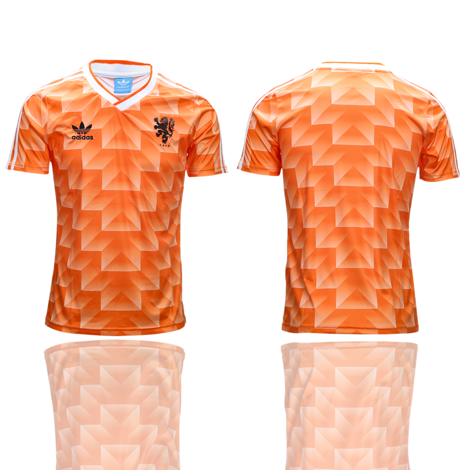 2018-19 Netherlands Home Retro Thailand Soccer Jersey - Click Image to Close