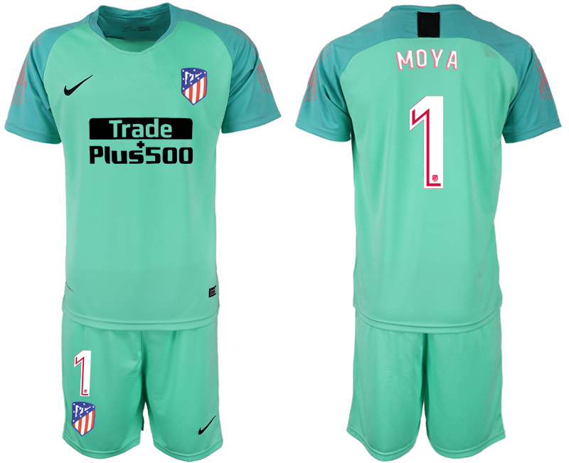 2018-19 Atletico Madrid Green Goalkeeper Soccer Jersey