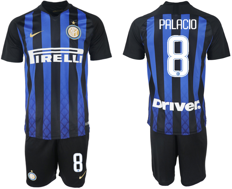2018-19 Inter Milan 8 PALACIO Home Soccer Jersey