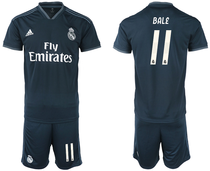2018-19 Real Madrid 11 BALE Away Soccer Jersey