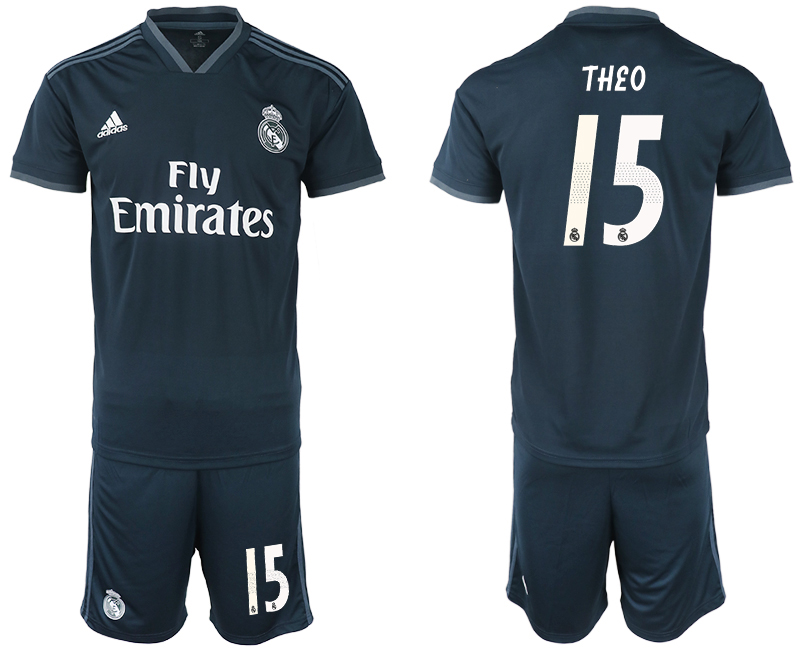 2018-19 Real Madrid 15 THEO Away Soccer Jersey
