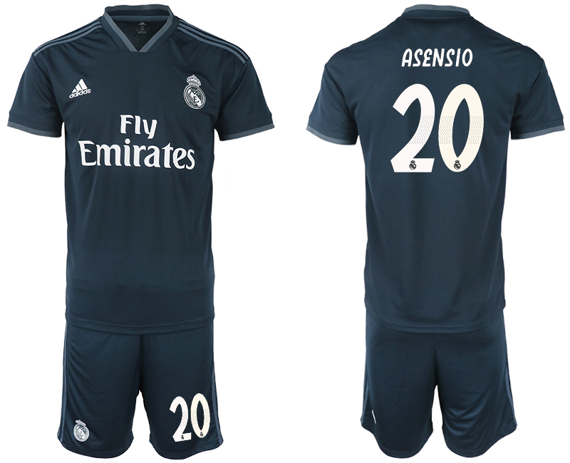 2018-19 Real Madrid 20 ASENSIO Away Soccer Jersey
