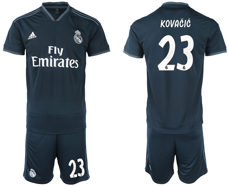 2018-19 Real Madrid 23 KOVACIC Away Soccer Jersey