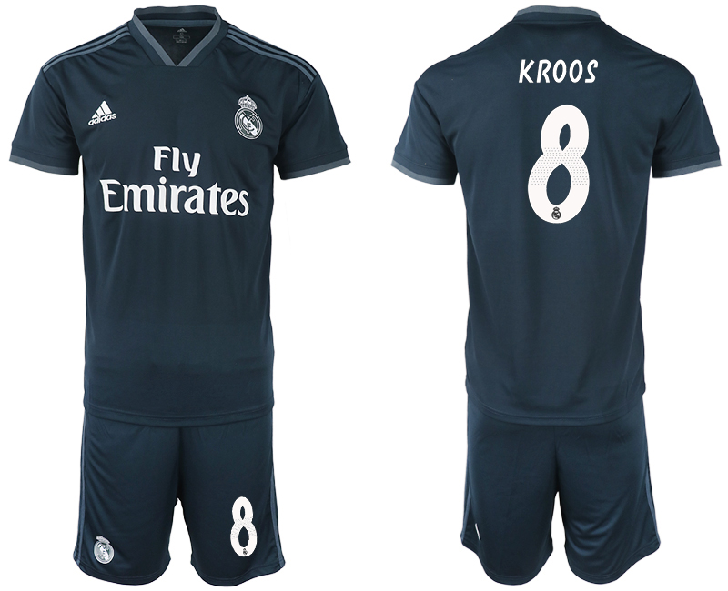 2018-19 Real Madrid 8 KROOS Away Soccer Jersey