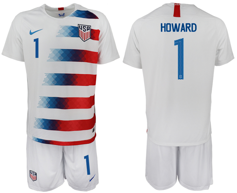 2018-19 USA 1 HOWARD Home Soccer Jersey
