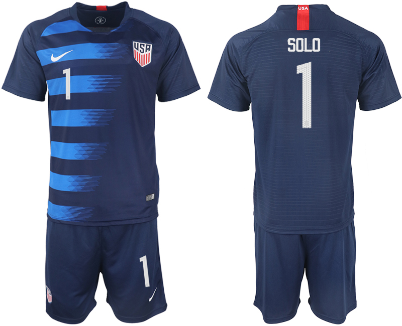 2018-19 USA 1 SOLO Away Soccer Jersey
