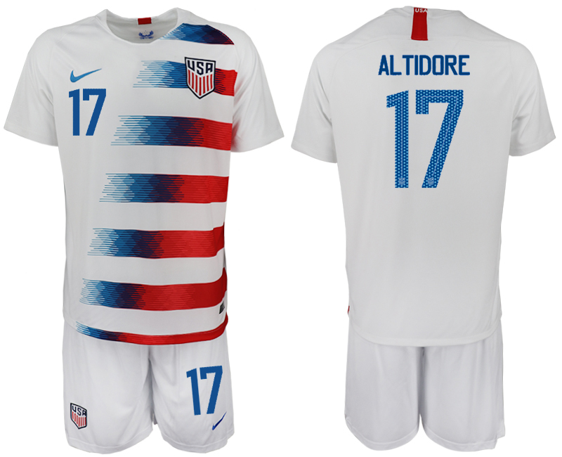 2018-19 USA 17 ALTIDORE Home Soccer Jersey