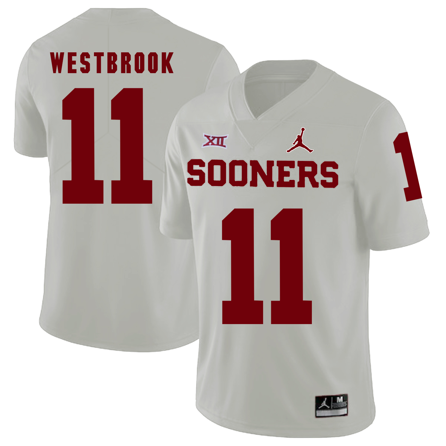 Oklahoma Sooners 11 Dede Westbrook White College Football Jersey